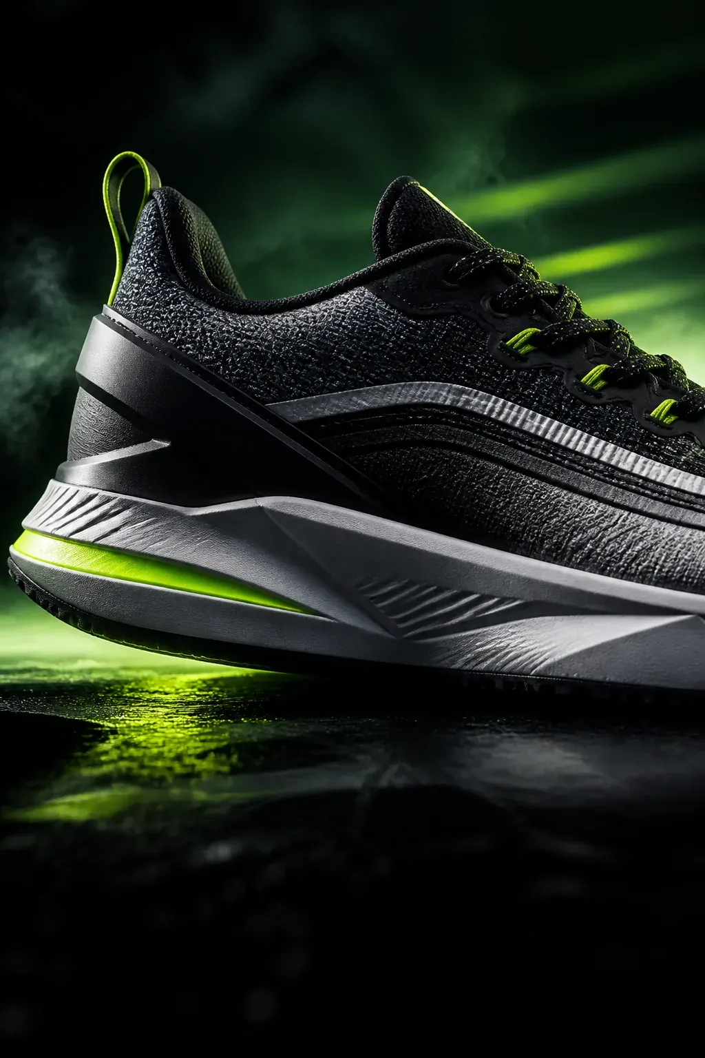 Premium sports sneaker detail